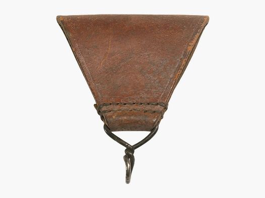 Armée française Armée française Franc. Boucle de ceinture triangle en cuir d'occasion