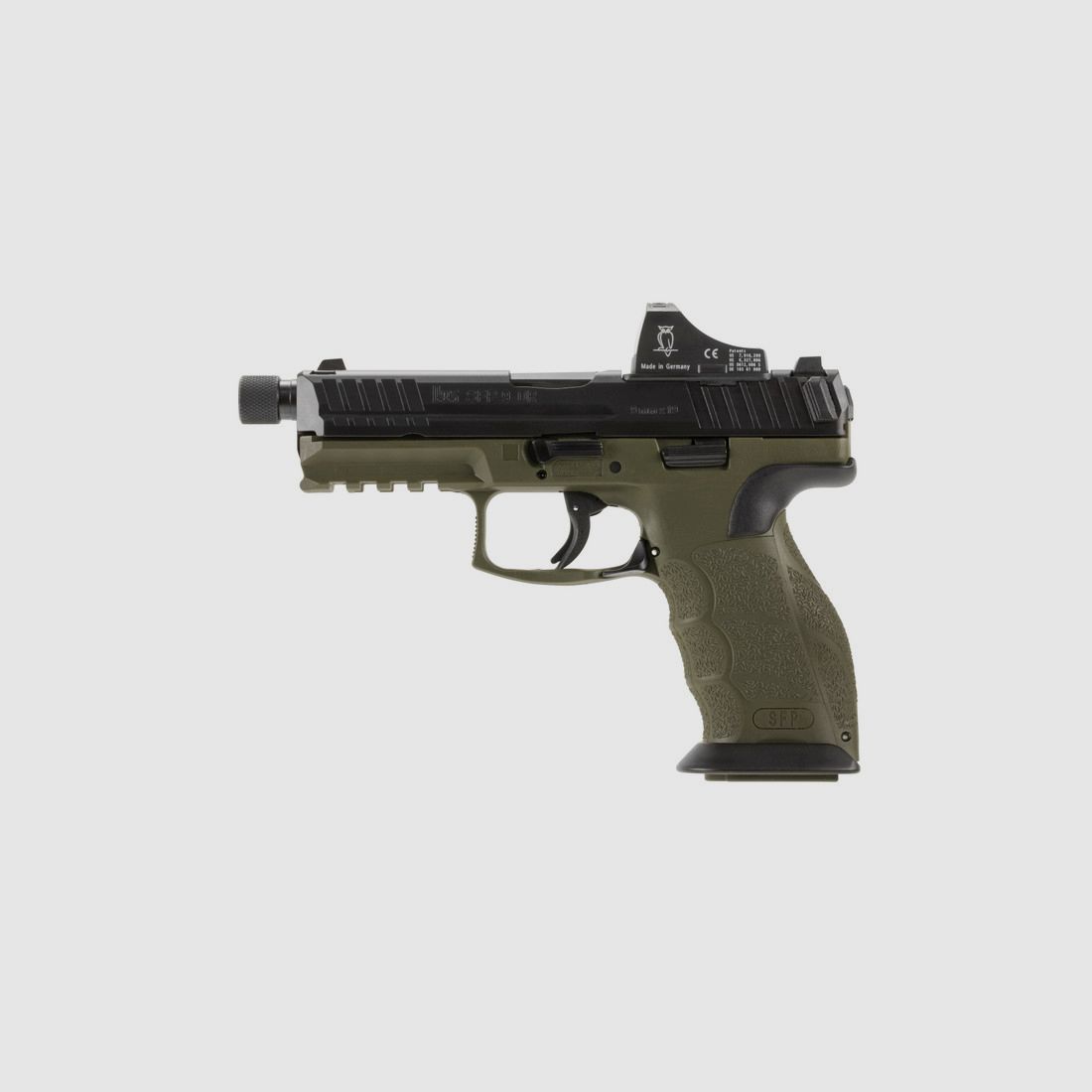 Pistole H&K SFP9SD OR (Optical Ready) 9mm Luger NATO-OLIV | Heckler & Koch