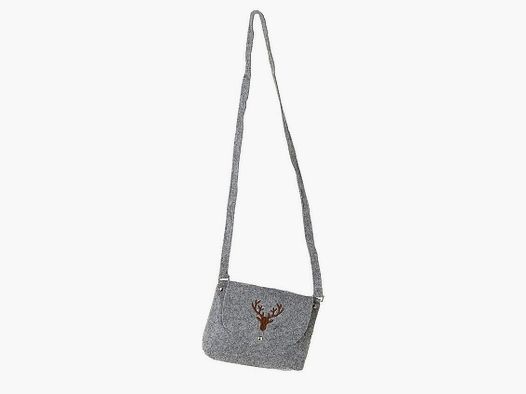 Bolso bandolera de fieltro Gilde ciervo
