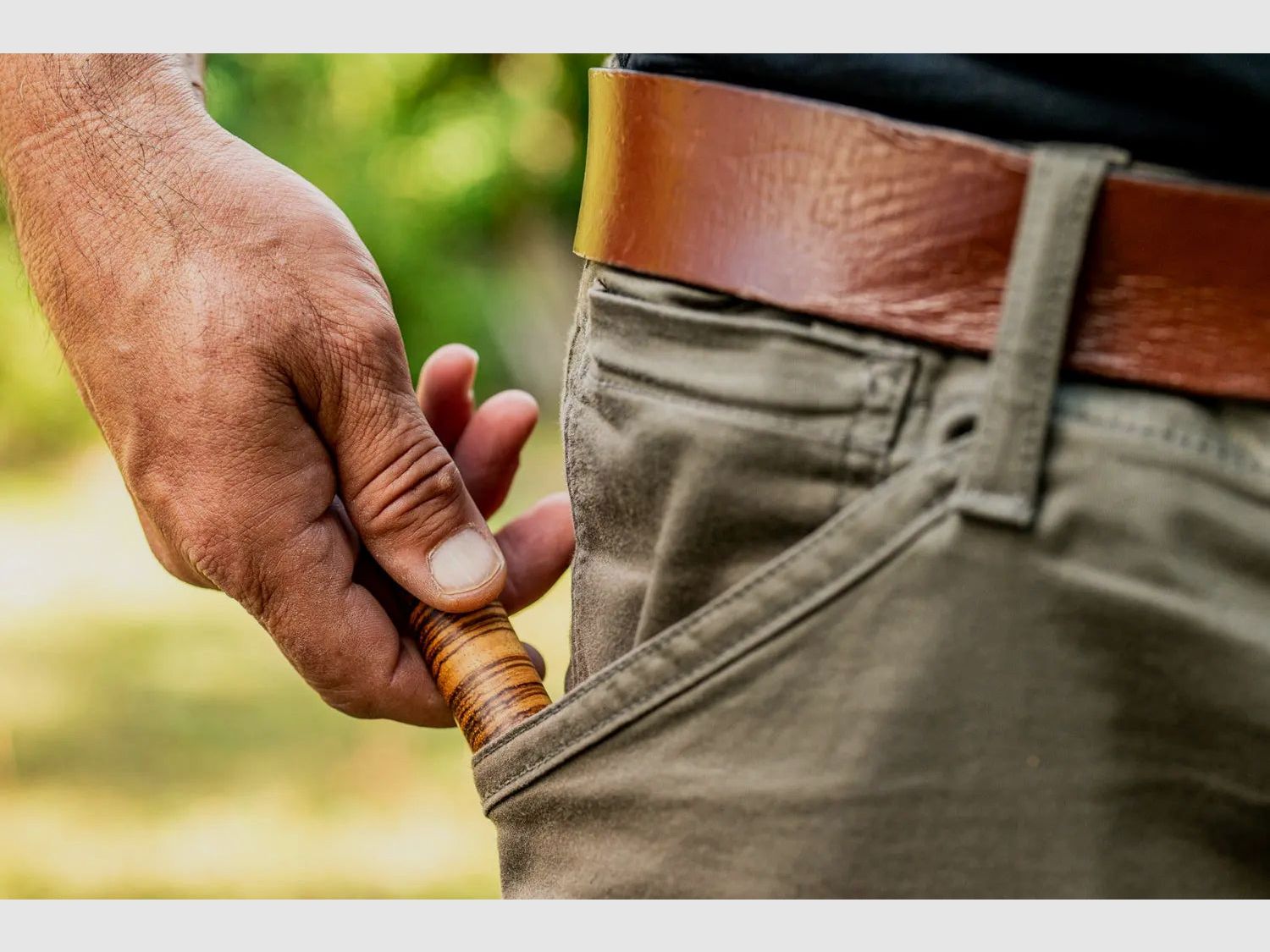 XADR ONE Profi Messerschärfer Zebrano Querholz