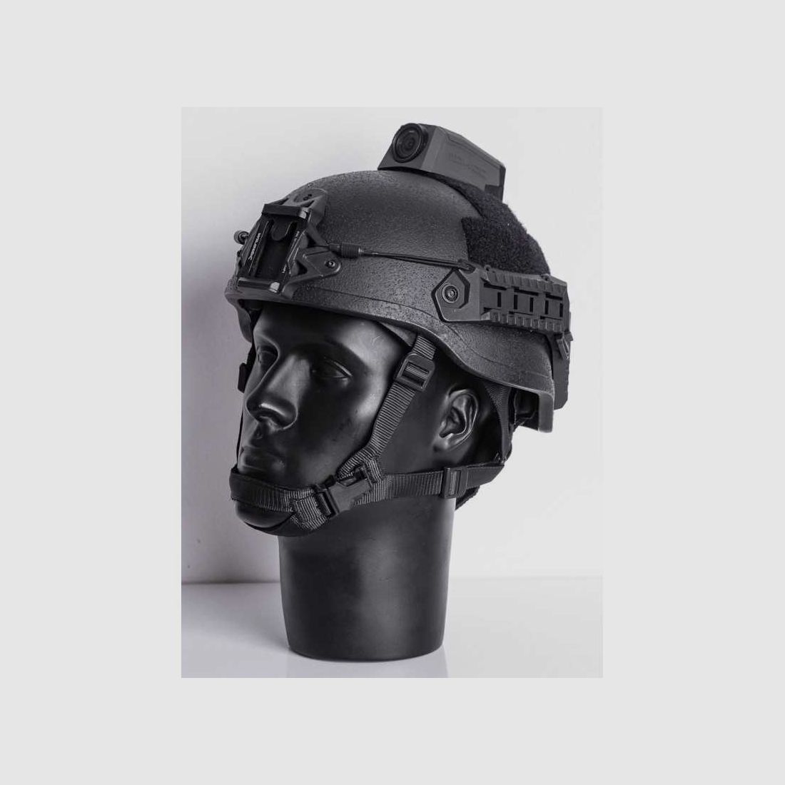 Ballistischer Helm ATS NIJ3A Mid Cut - BALLISTISCHER HELM ATS NIJ3A MID CUT SCHWARZ, Bild 2 von 3