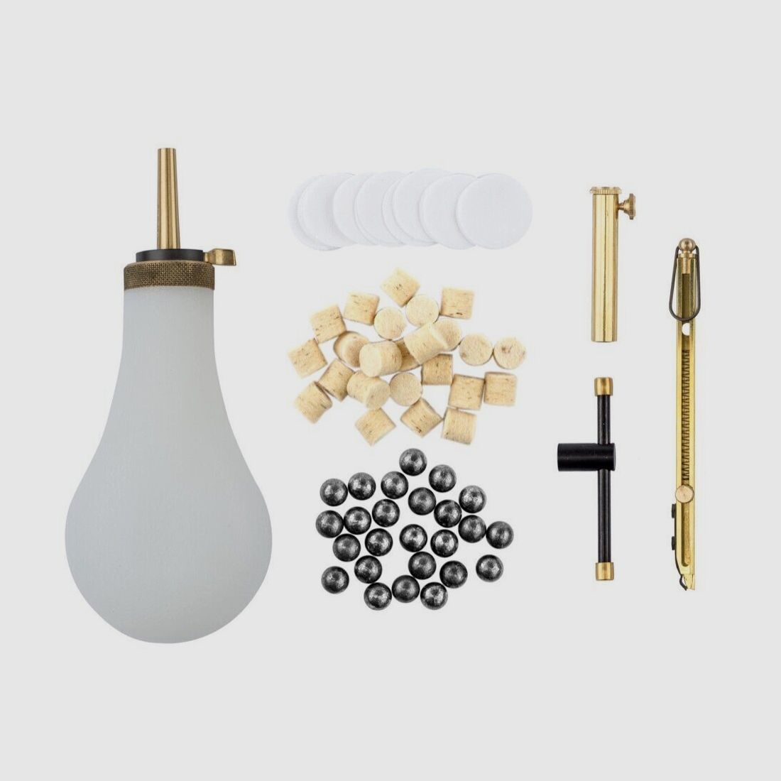 Set zur Ladung von Schwarzpulver mit Perkussion Kal. .44 und .45, Bild 1 von 5