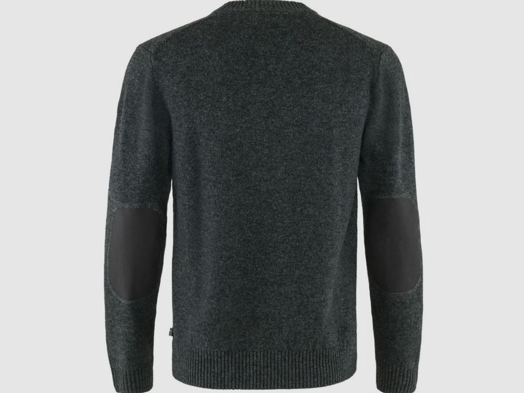 Fjällräven Övik Round-Neck Sweater Dark Grey, billede 2 af 2