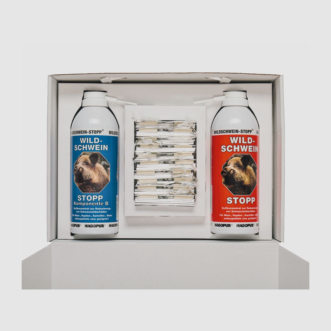 Hagopur Wildschein-Stopp-Set – 400 ml je Dose