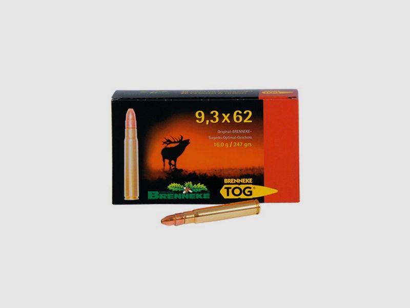 Patronen Brenneke TOG - Kal. 9.3X62