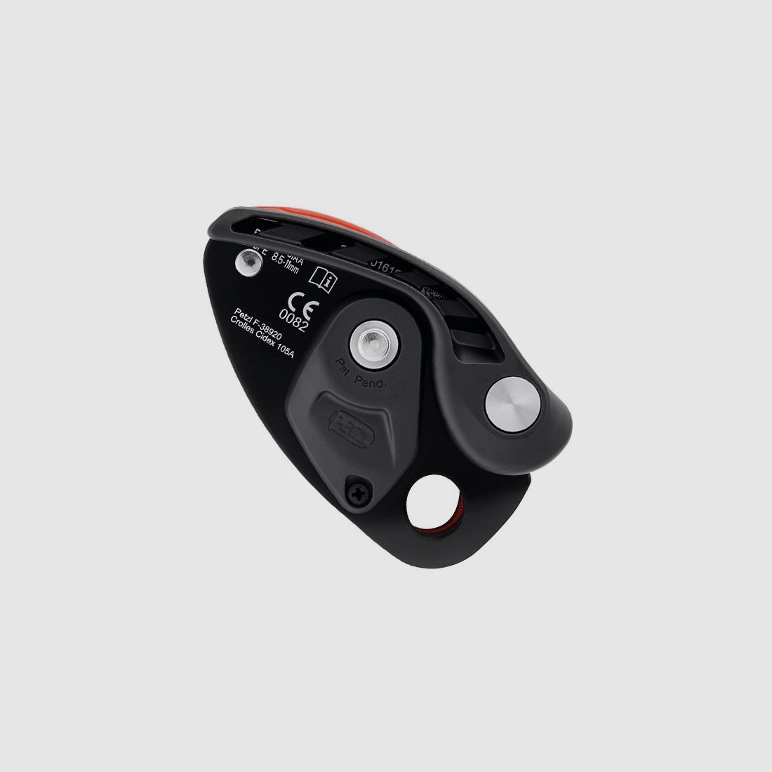 PETZL NEOX LIGHT GRAY | Descender Belay Device Climbing, image 2 of 6