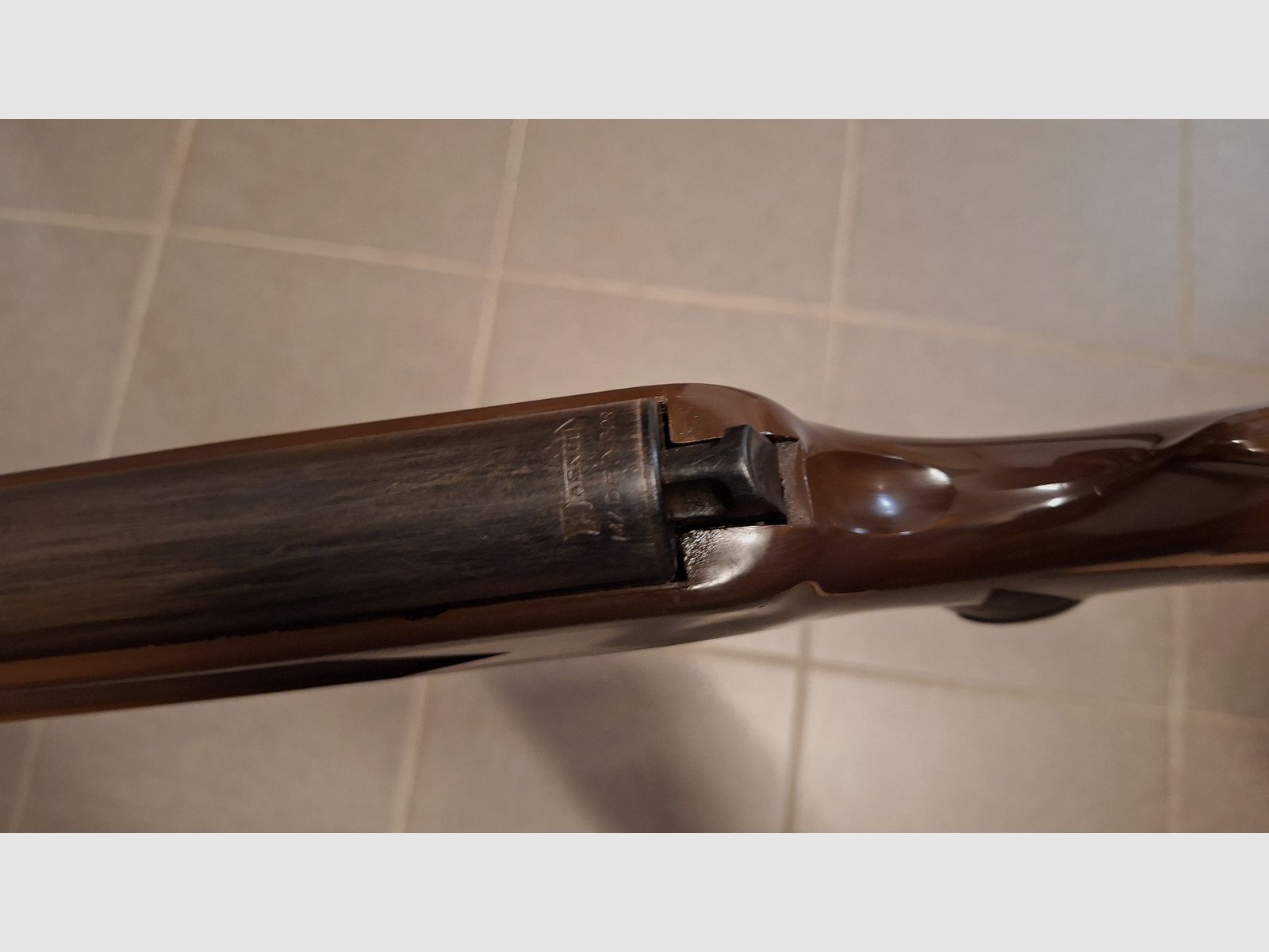 Air rifle Model 304 Haenel Suhl Original DDR Brown 49cm barrel!