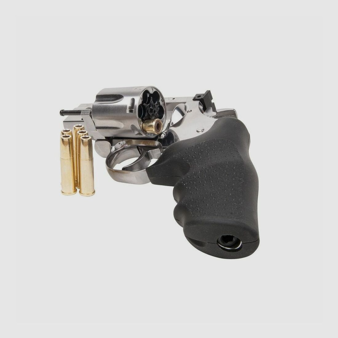 Dan Wesson 715 2,5" .177 Plata 4,5mm Presión de Aire Co2