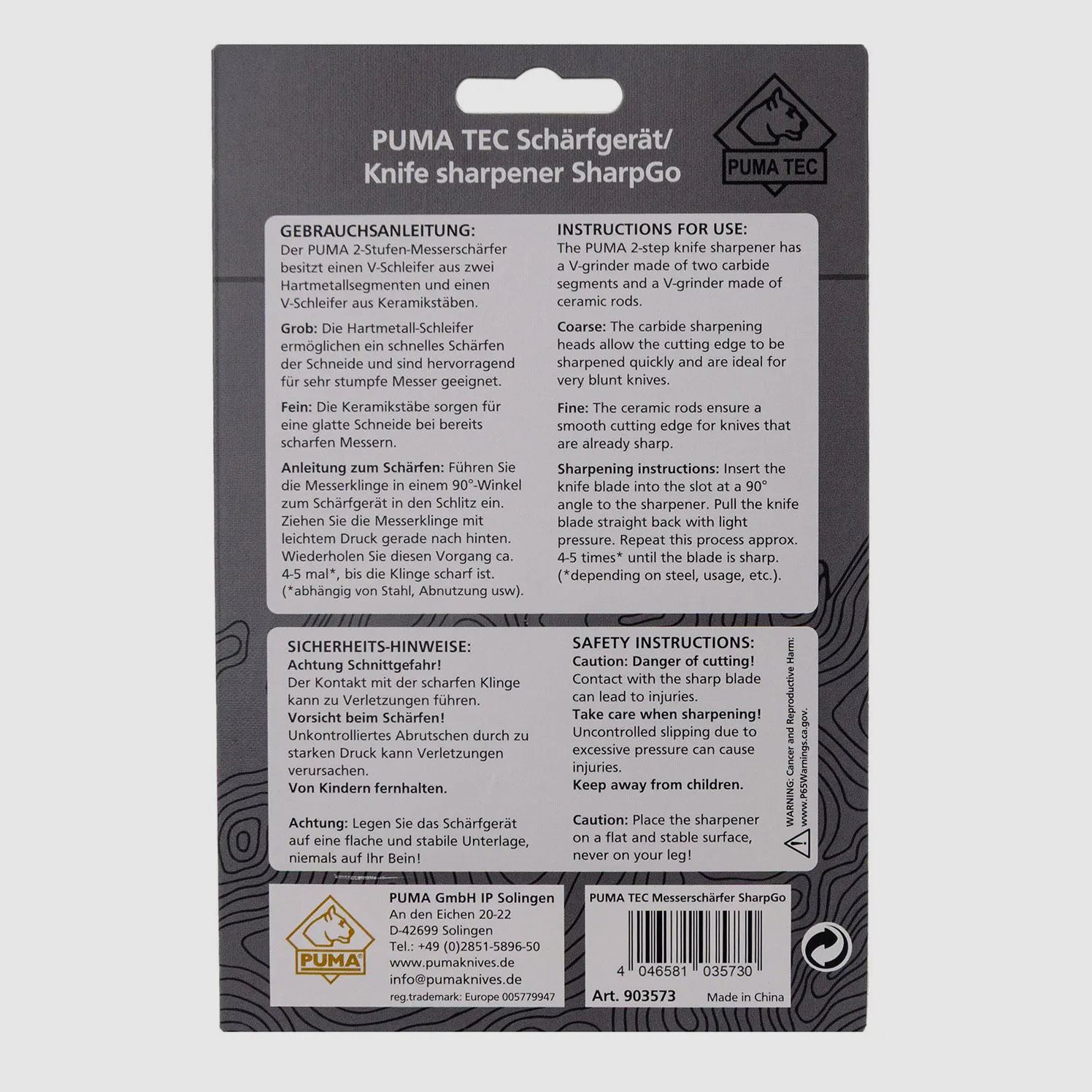 PUMA TEC Messerschärfer SharpGo