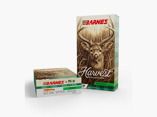 Barnes Harvest Collection BWB .30-06 Sprg. 11.7 g / 180 gr Sierra Pro-Hunter RN – 20 pieces #32558