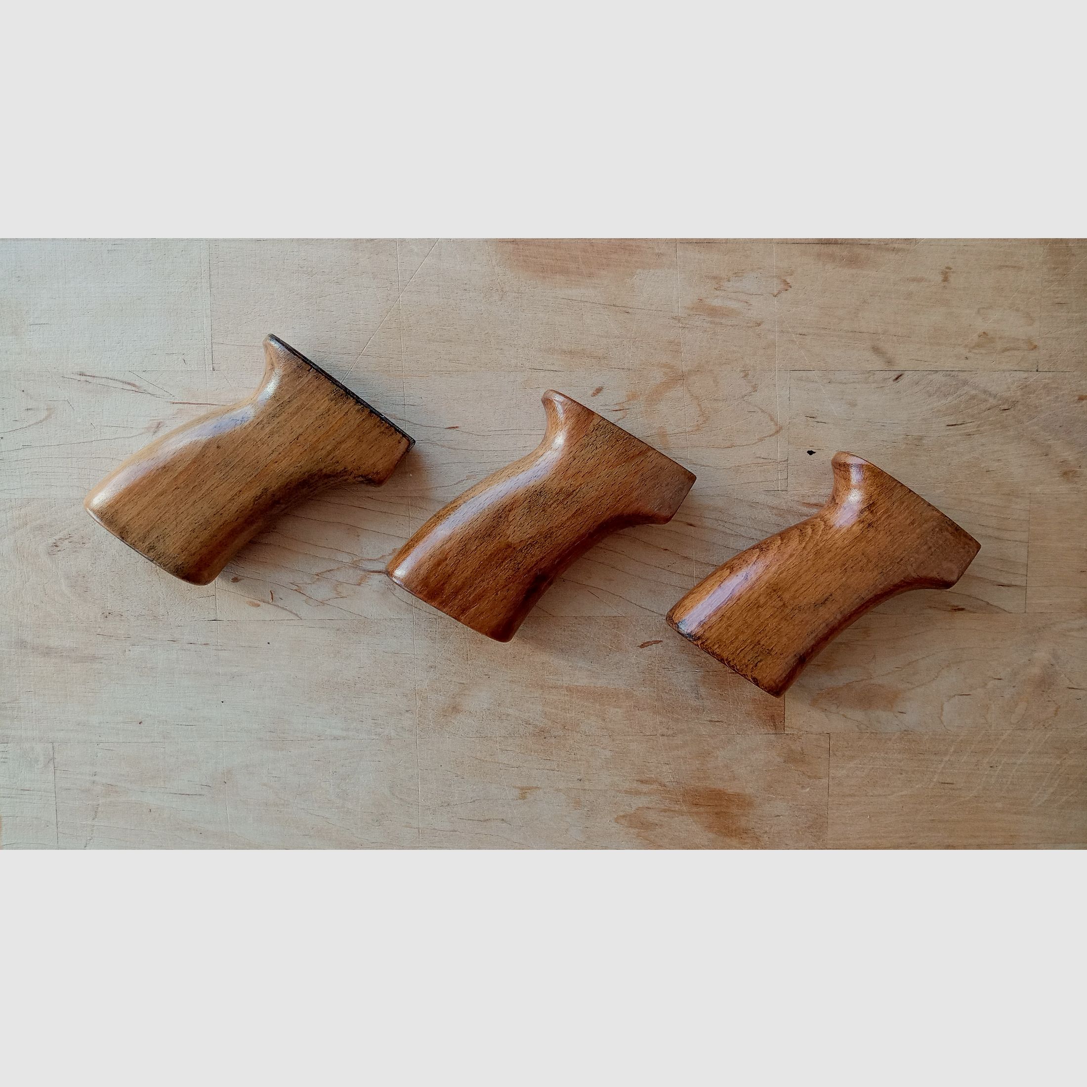 Original frühe Samopal VZ.58 Holz Griffe / Pistolengriffe auch geeignet für CSA Sporter