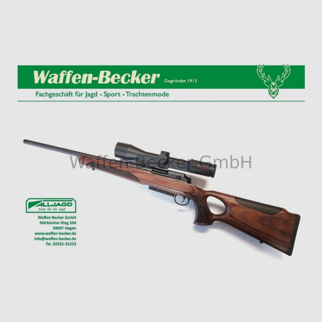 Mauser Mod. 25 Max Kal. .308Win. Rechtstrekkende herhaler + Minox RS4 2,5-10x50