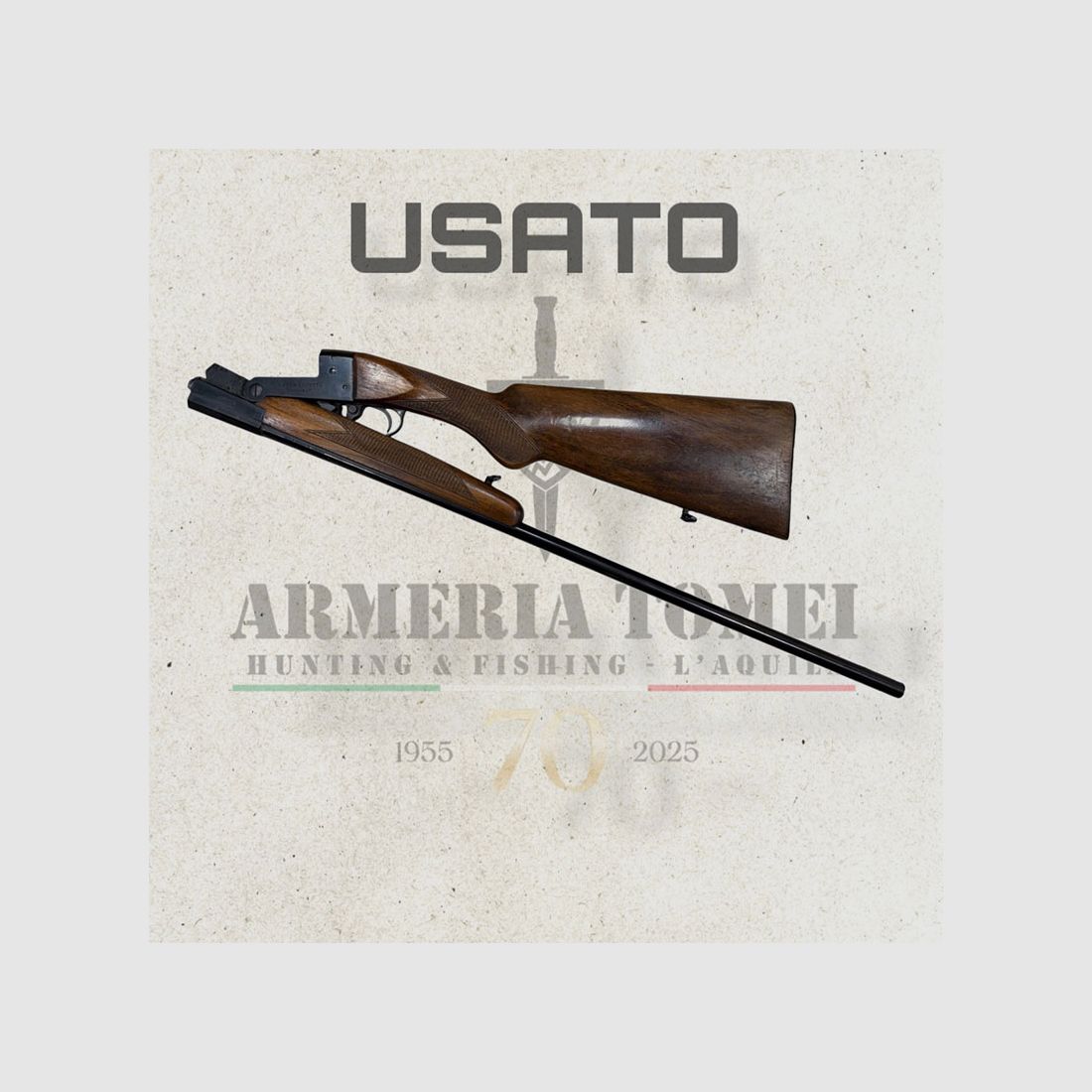 USATO – FUCILE MONOCOLPO – BERETTA cal. 32, immagine 5 di 5