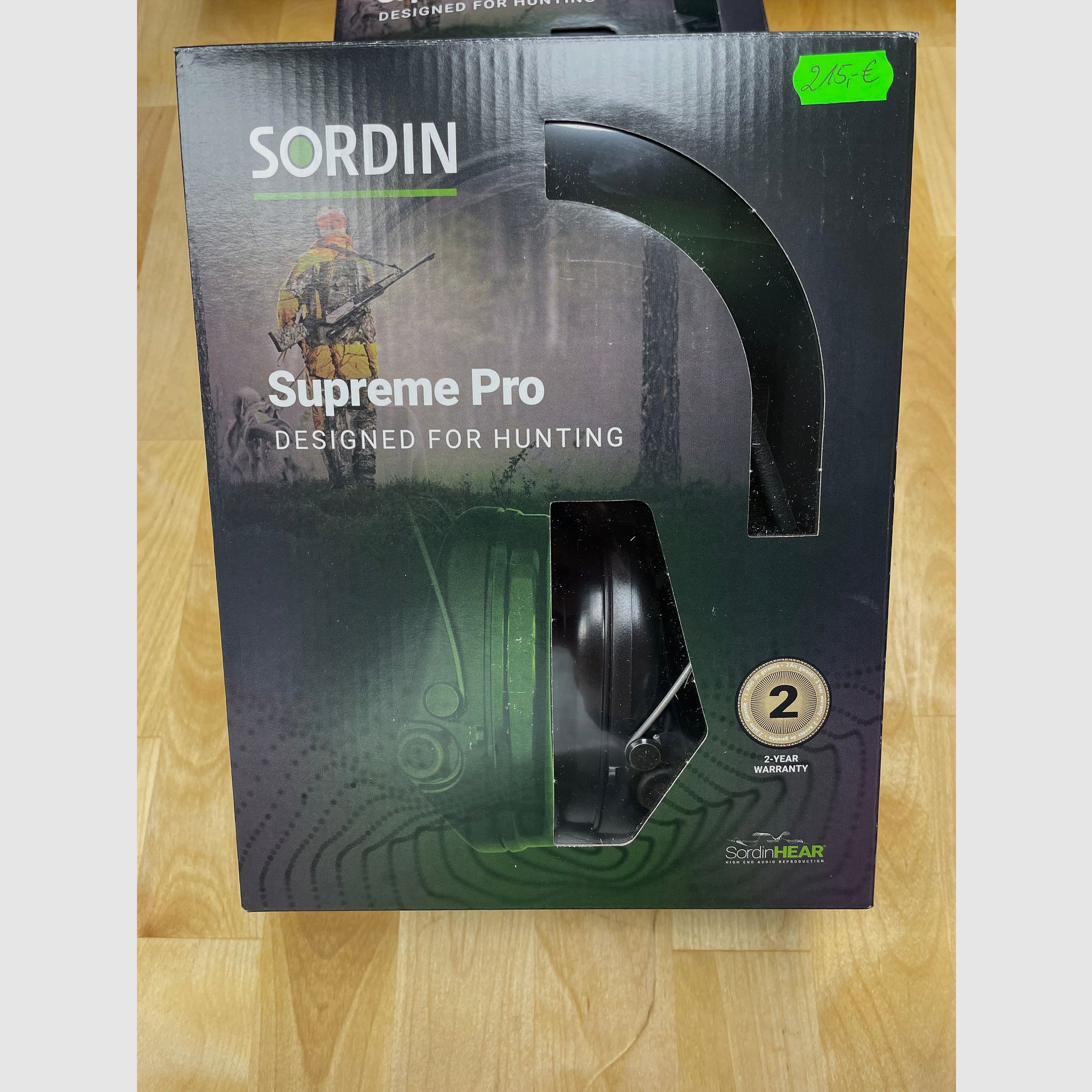 Sordin Supreme Pro aktywna ochrona słuchu, czarna, zdjęcie 1 z 2