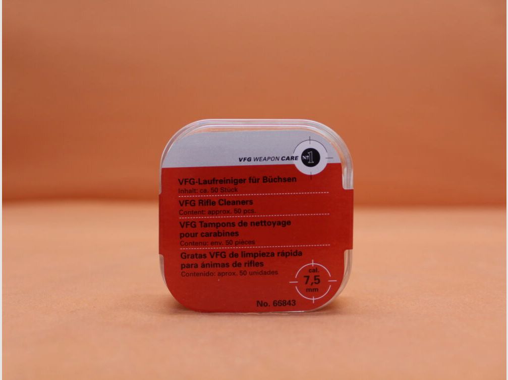 VFG. VFG-Laufreiniger 7,5mm (66843) 50 St. saugfähiger Spezialfilz