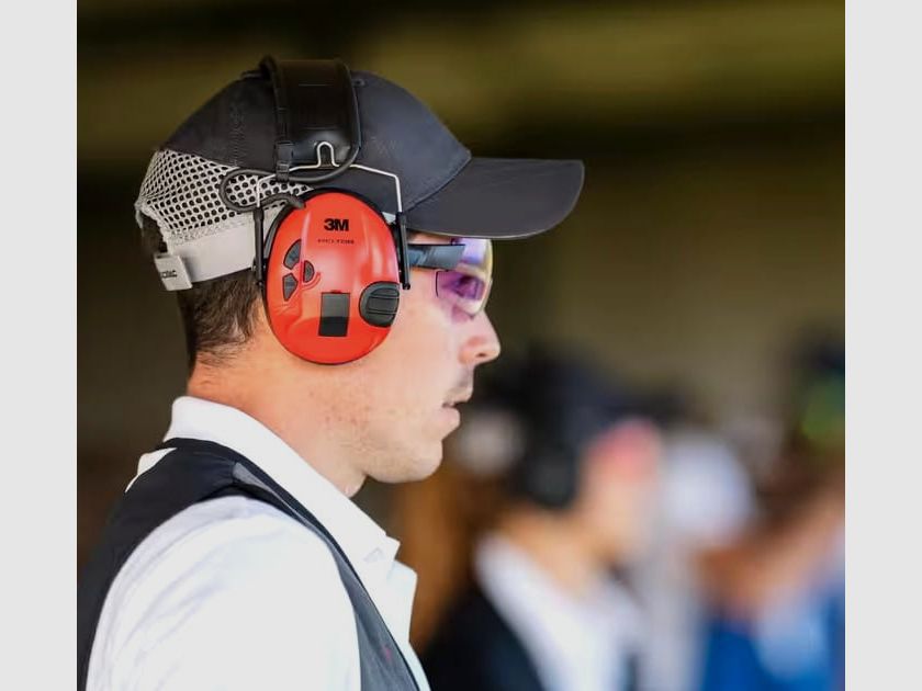 Aktiver Gehörschutz 3M PELTOR SportTac – Schwarz/Rot, Bild 9 von 10