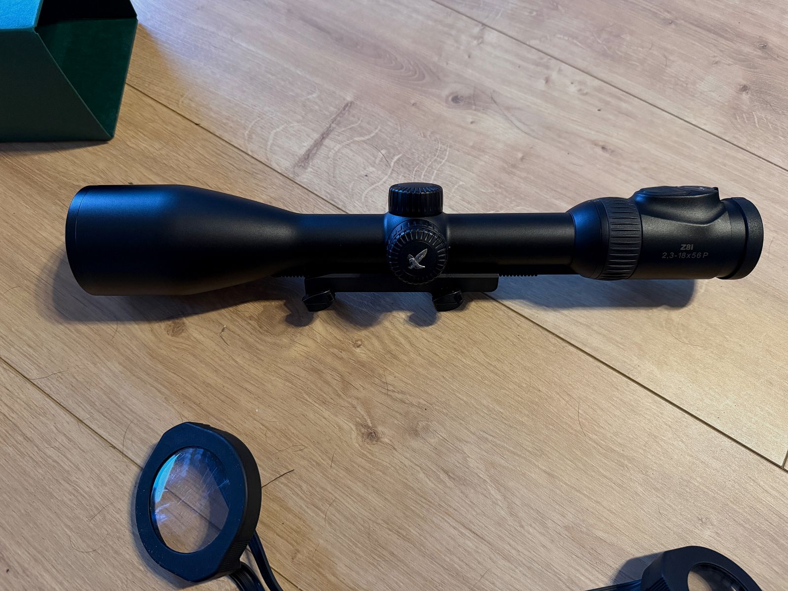 Swarovski Z8i 2.3-18x56 P SR illuminated reticle 4A-I rail Blaser Sauer saddle mount