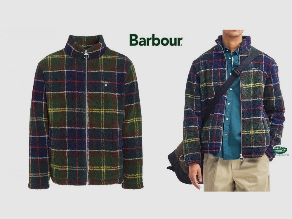 BARBOUR Veste Through Pile Sherpa Tartan Classic, image 2 sur 2