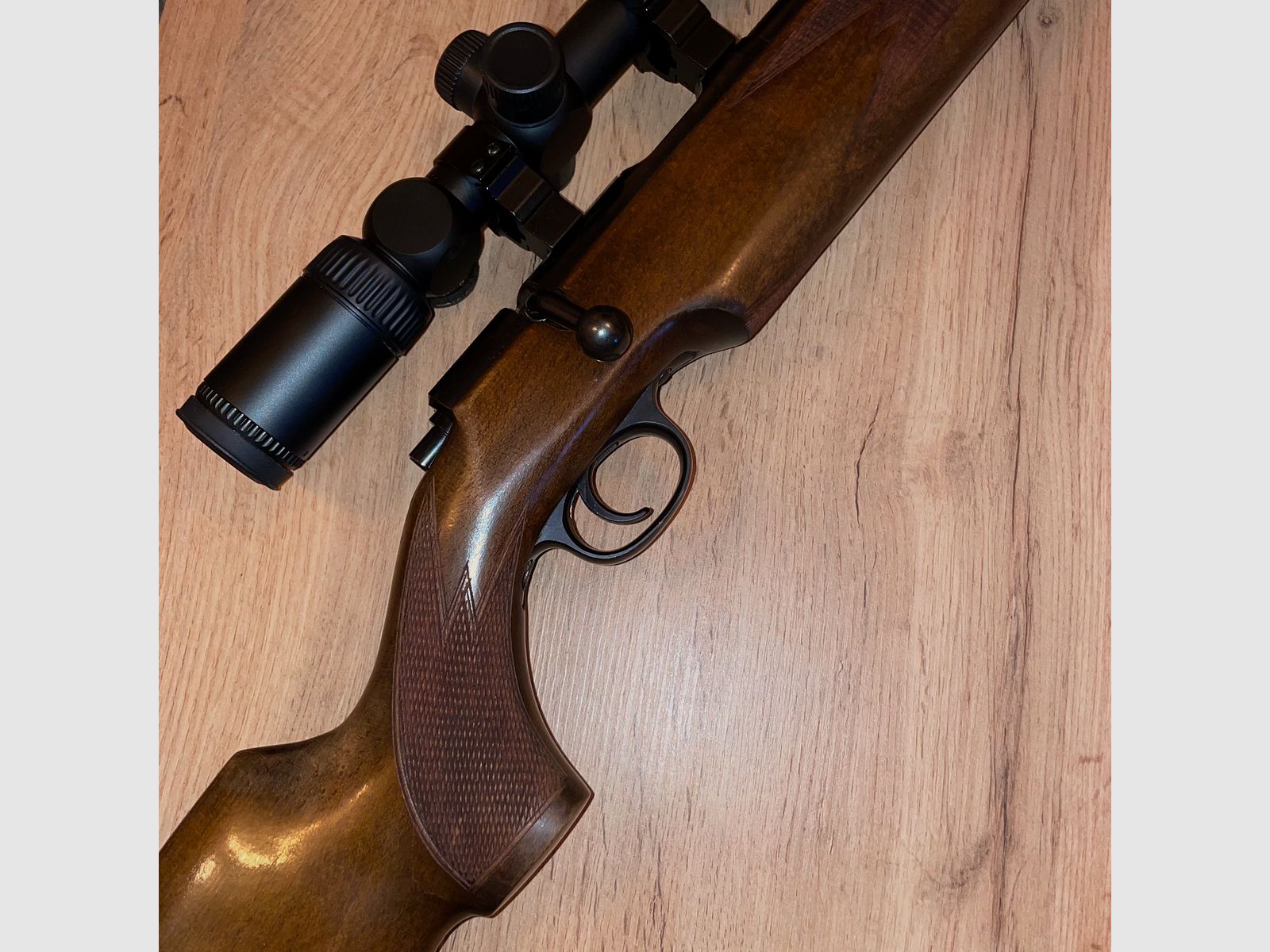 Riservato! Carabina a colpo singolo KK Jung Roland Mod. Hubertus con ottica