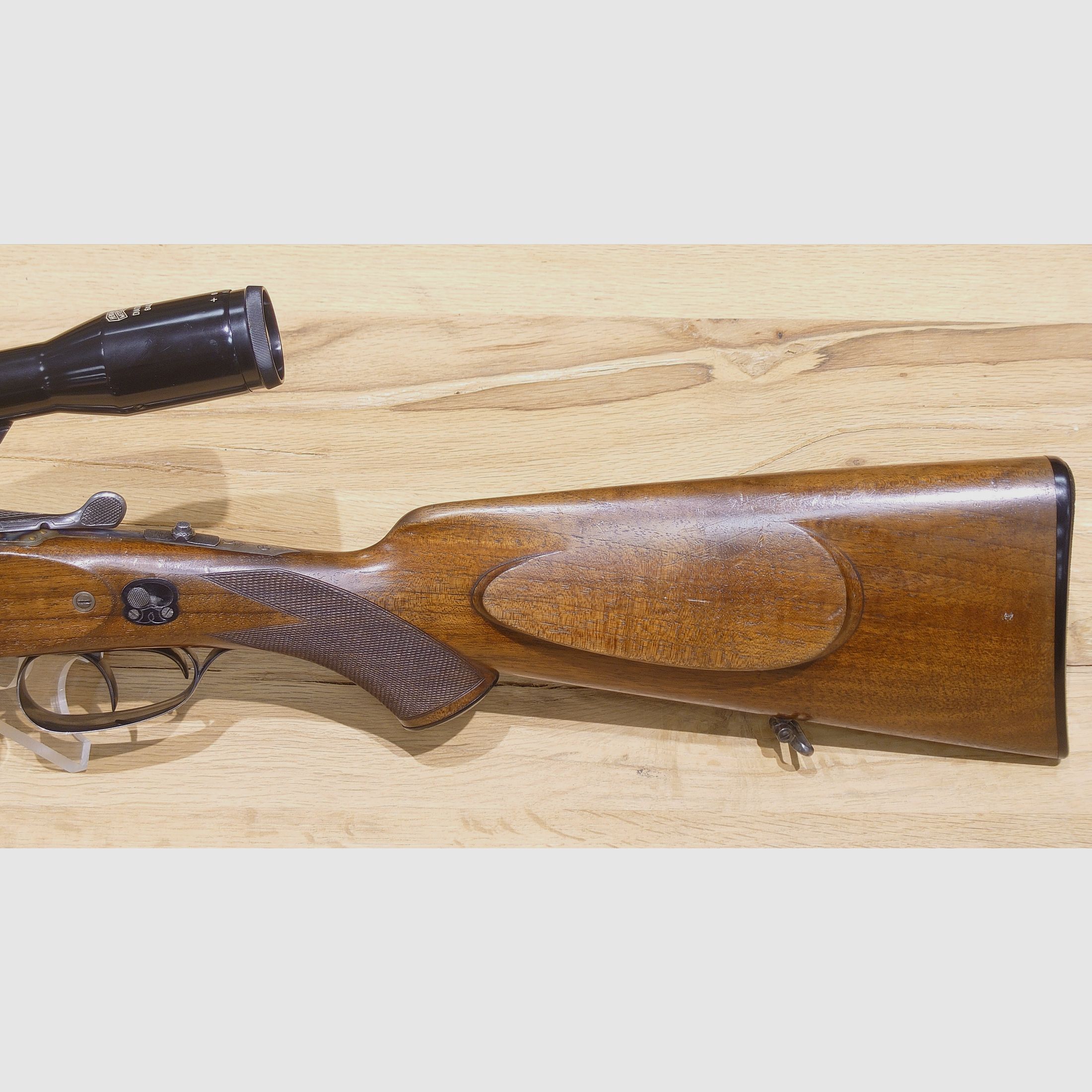 Perforación Bühag Suhl piezas: VEB/Merkel Werke Cal.7x65R; 16/70; .22Hornet