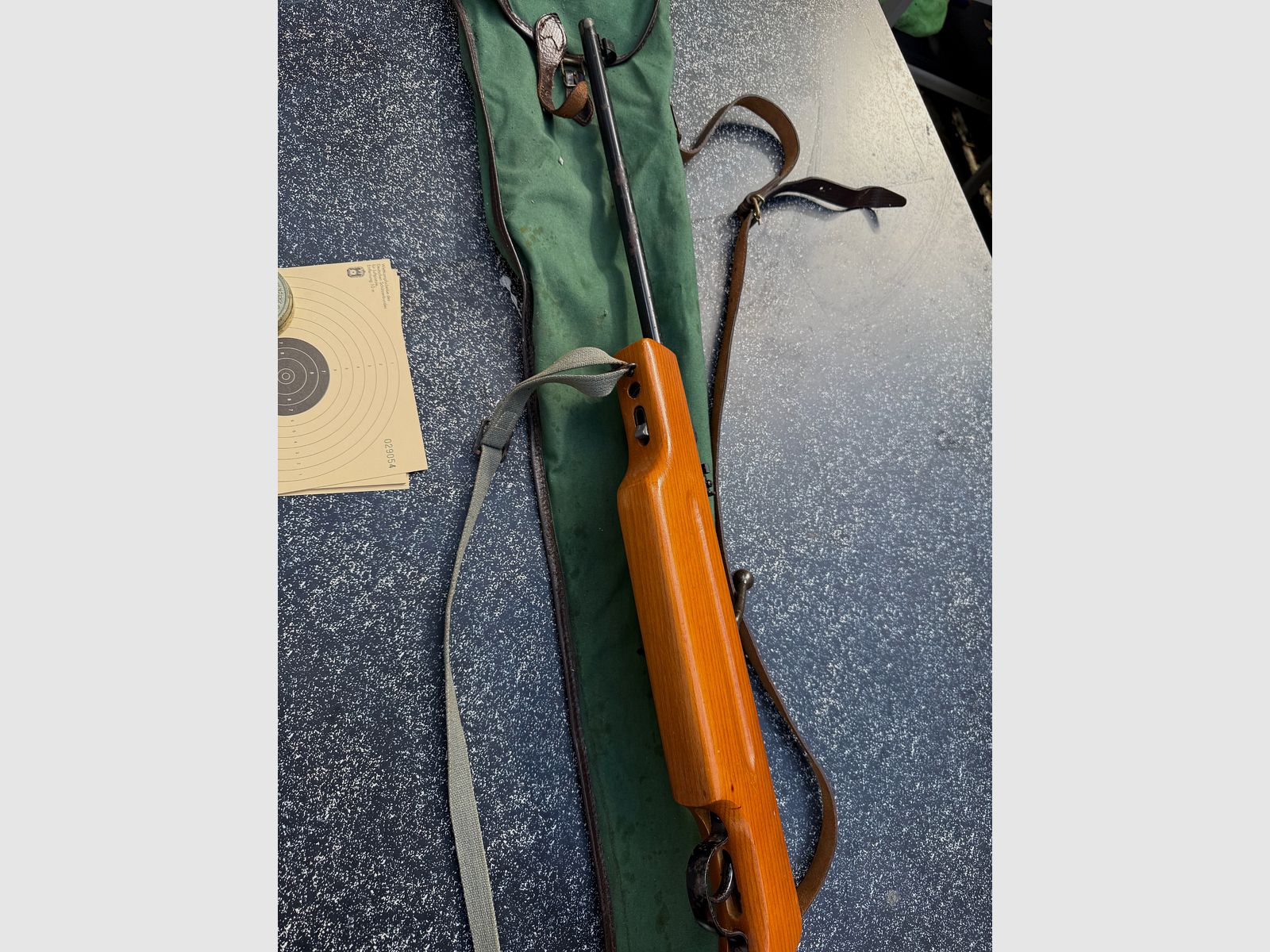Haenel 310 Sportschaft inkl. Tasche Magazin usw. Luftgewehr DDR