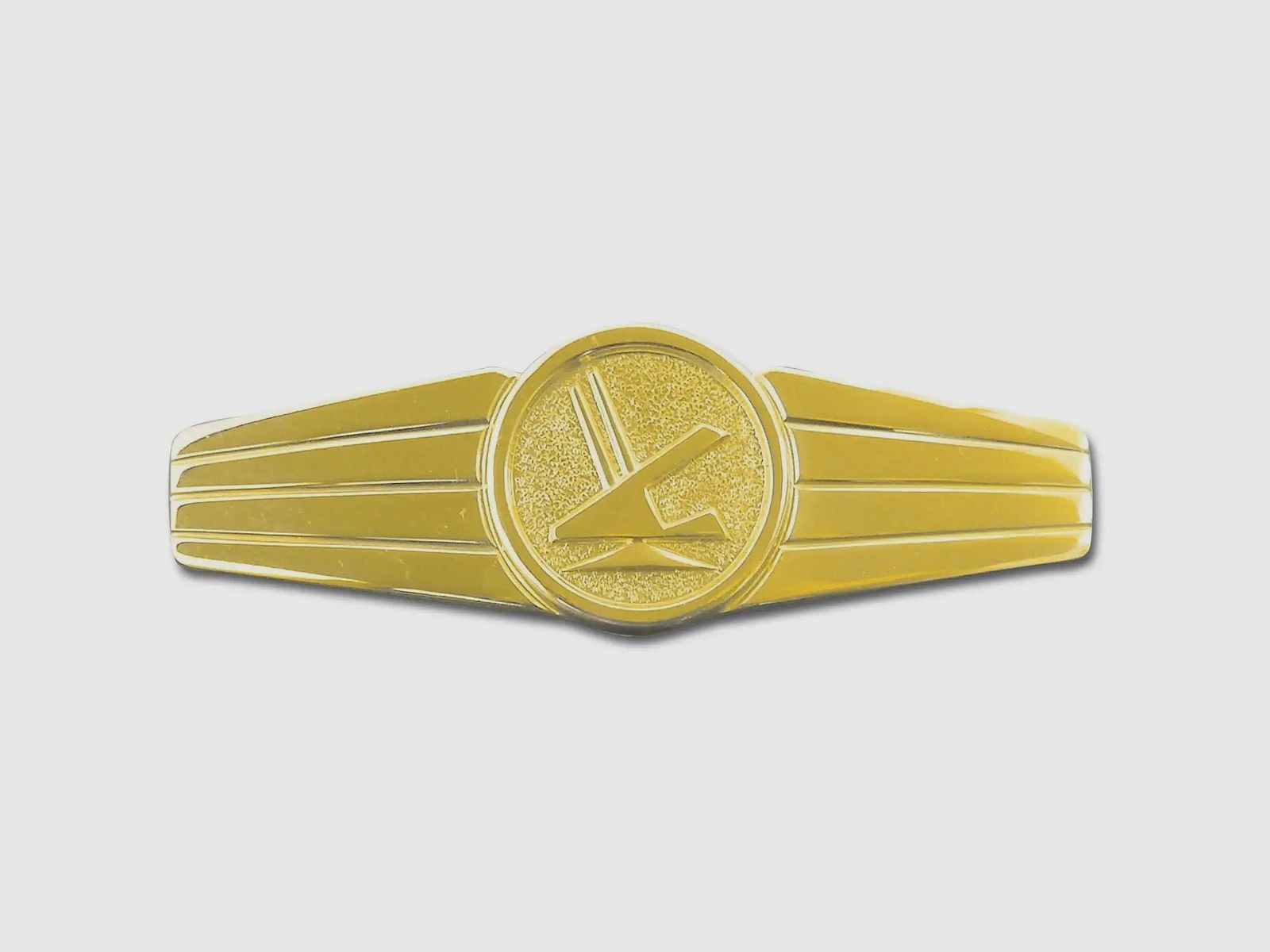 Bundeswehr Original Bundeswehr Original Abzeichen BW Sicherungspersonal Metall goldfarben alt
