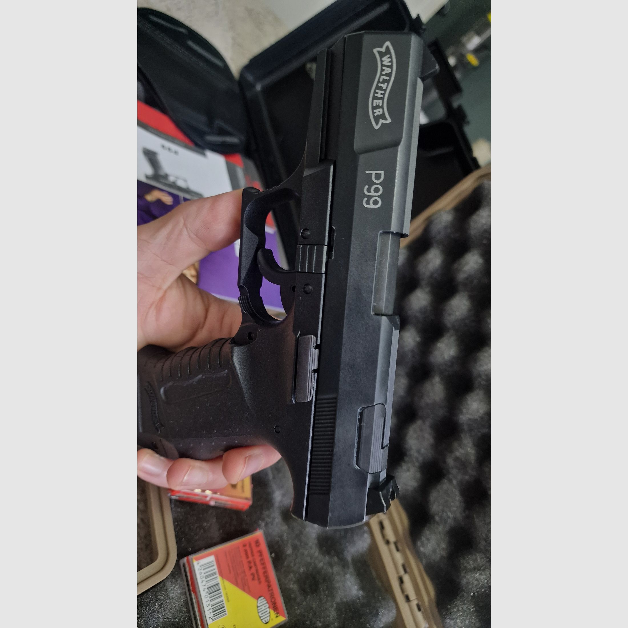 WALTHER P99 Mit Zubehör und Rechnung