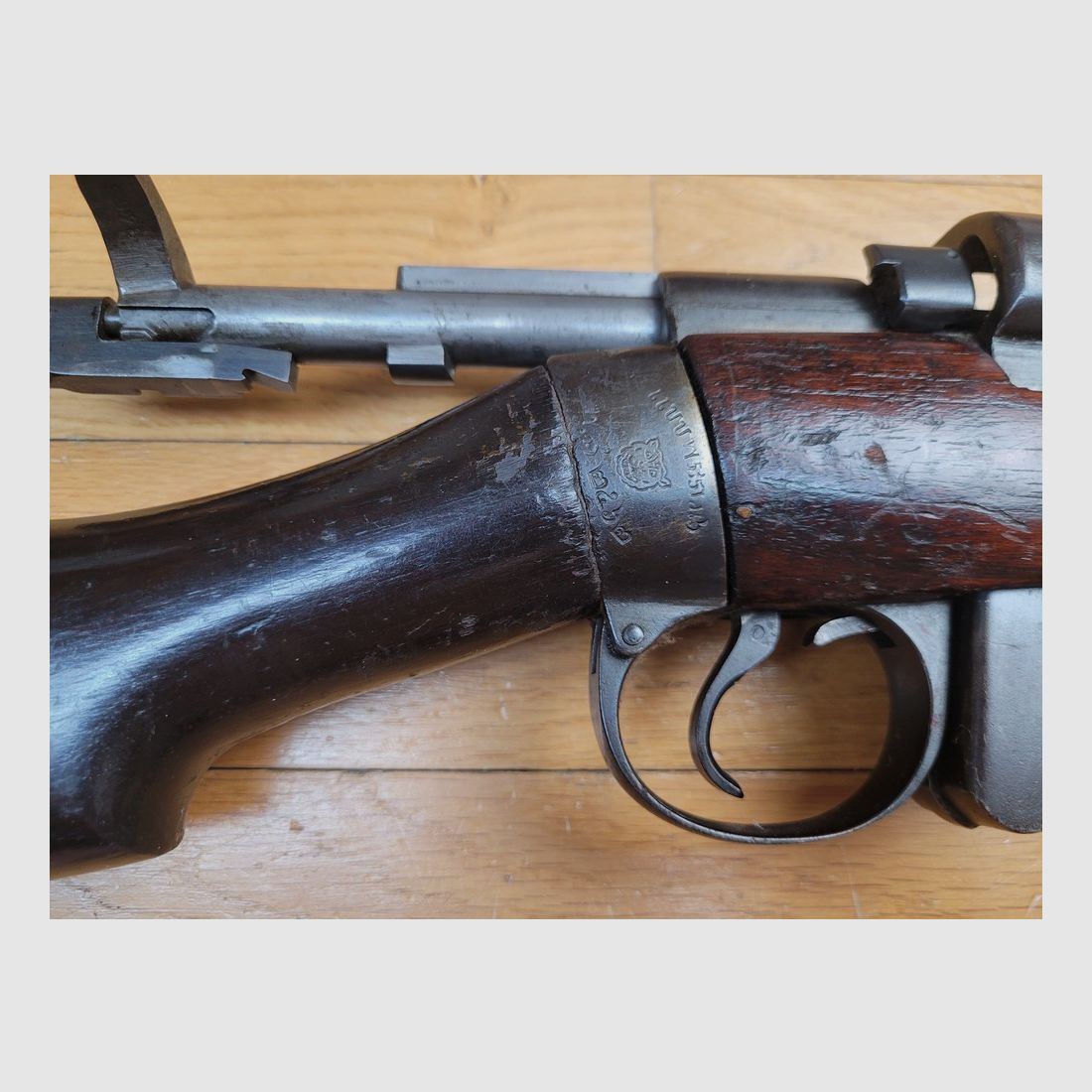 Fucile raro LEE ENFIELD MKIII stella – Ordine dal Siam del 1919 – Reggimento dei Tigri Selvaggi del Re Rama VI – Fabbricazione BSA del 1919 – Cal. 303 British – Canne molto buone – Variante rara del LEE Enfield in ottime condizioni, immagine 6 di 27