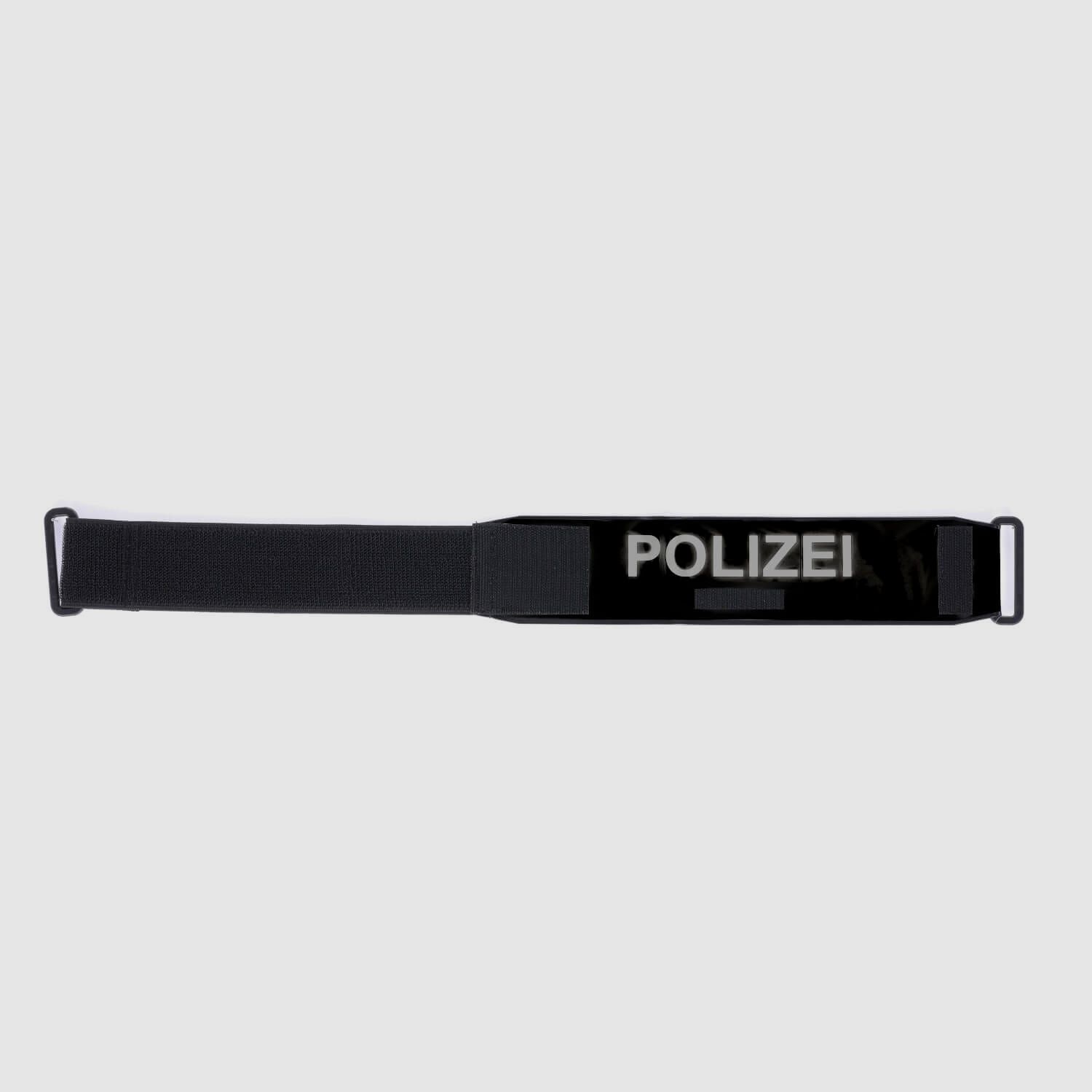 ETZEL "POLIZEI" Armbinde HIGHVIZ, Schwarz