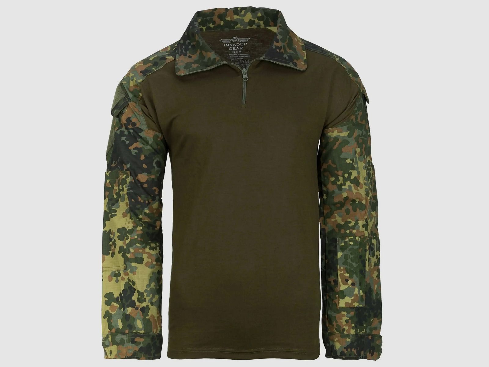 Invadergear Invadergear Combat Shirt - Flecktarn / XXL Mannen