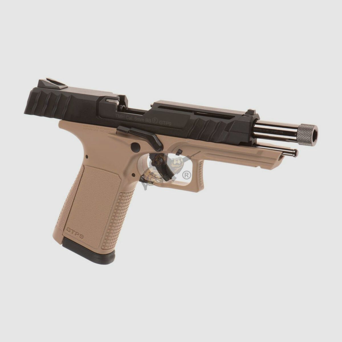 G&G GTP9 GBB Pistola Airsoft in Nero/Deserto -F-