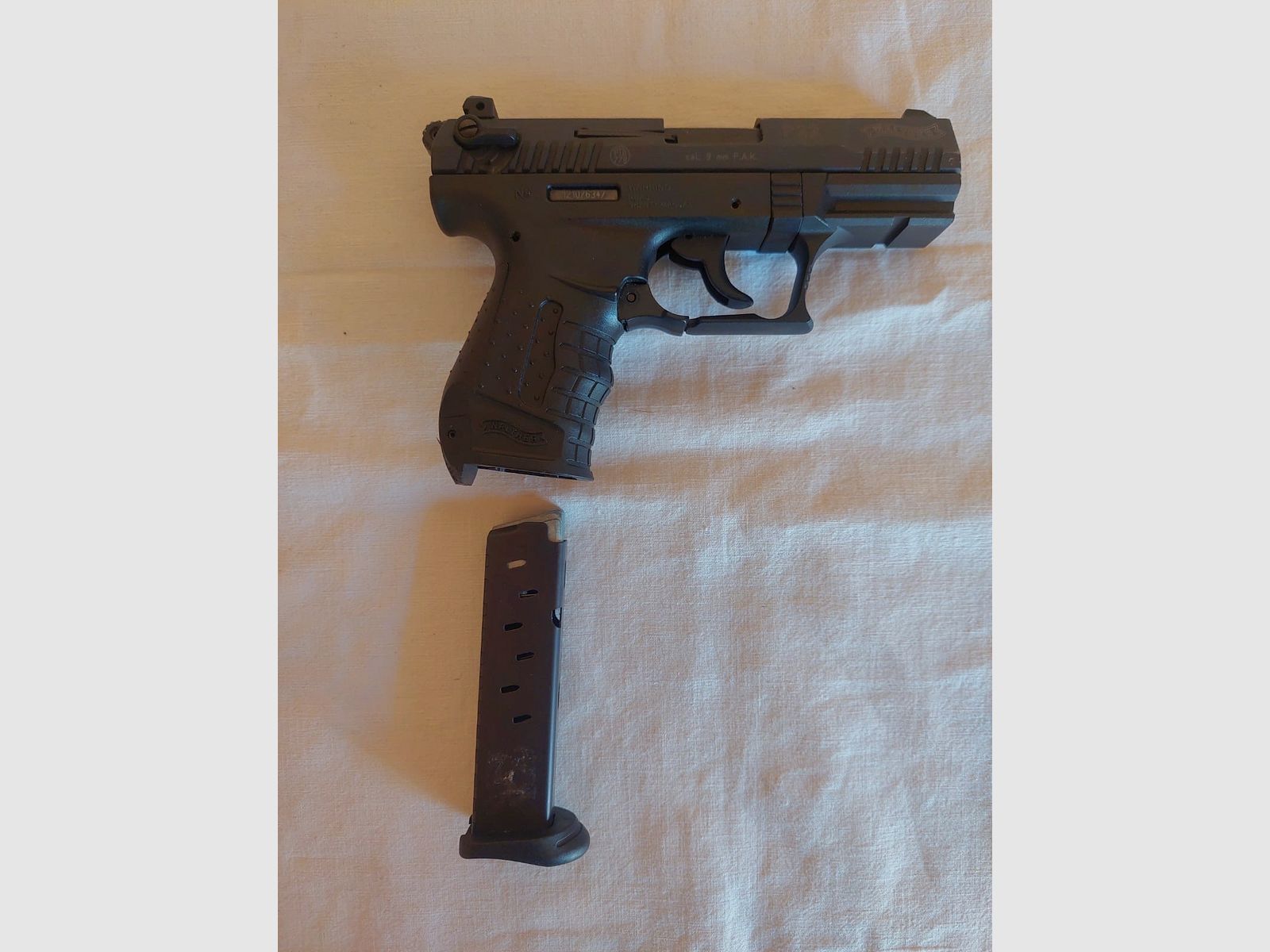 Walther P22 9mm P.A.K nero