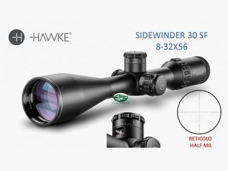 HAWKE SIDEWINDER 30 SF 8-32x56 ret. HALF MIL