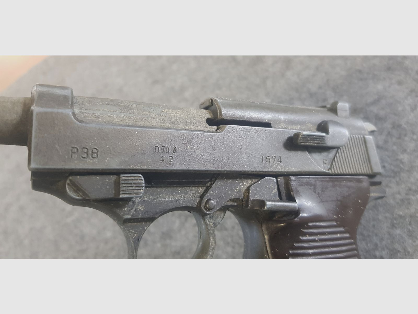 Deko Waffe BKA 51A P38 aus Japan 1974 gefertigt 9mm