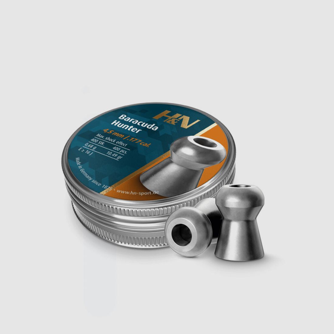 H&N Baracuda Hunter Diabolos 4,5mm / 0,68 g / 400 szt.