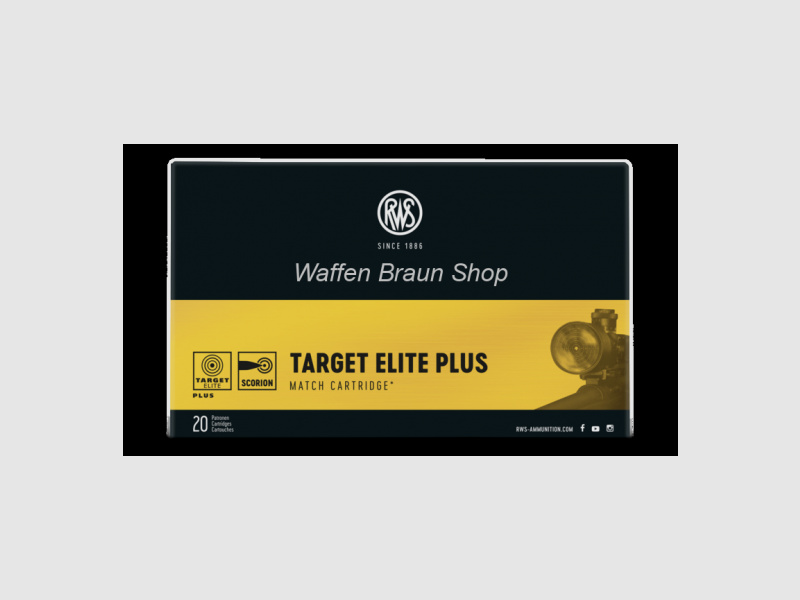 RWS 6,5x55 Target Elite Plus HPBT 9,3g 20 Stück