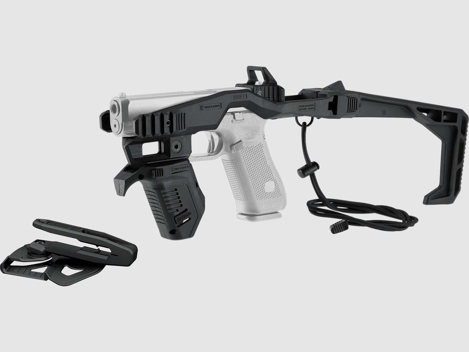 Recover 20/21 Stabilizer Komplettkit für GLOCK, inkl. Holster