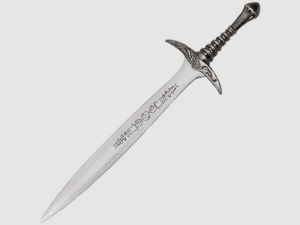 Brieföffner breite Klinge Miniatur-Schwert 19cm