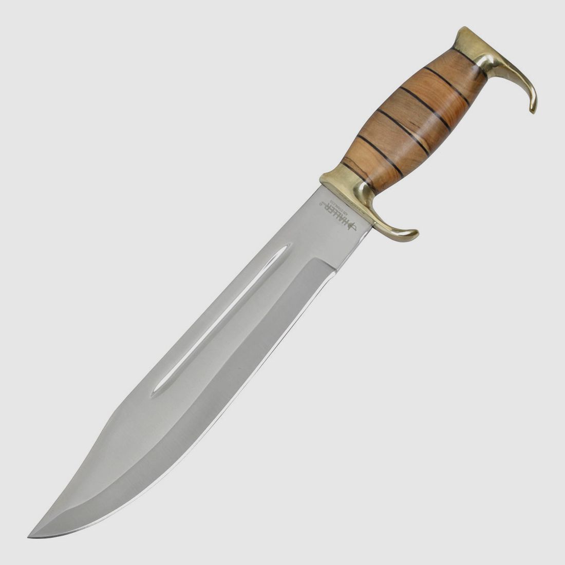 Kräftiges Bowiemesser mit Holzgriff