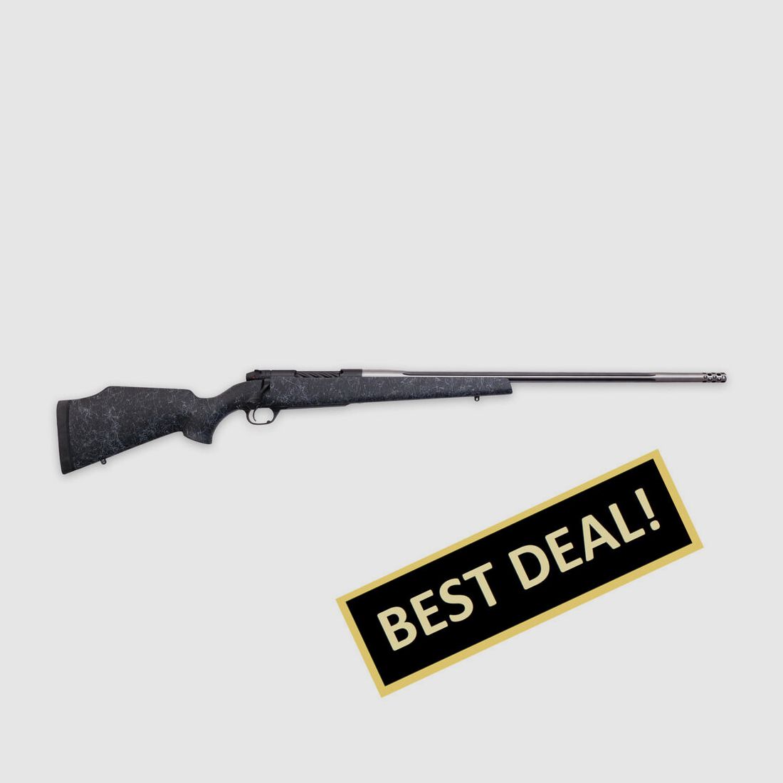 Weatherby MARK V ACCUMARK .300 WIN MAG 26"/66CM FLUTED SCHWARZ CERAKOTE 5/8"-24