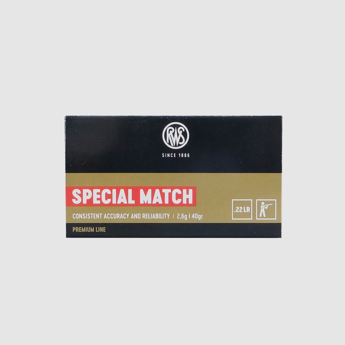 RWS Special Match .22lr rimfire cartridges