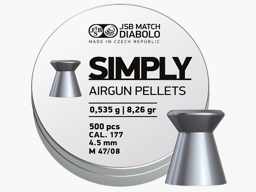 JSB Simply, 4,5mm, 0,535g