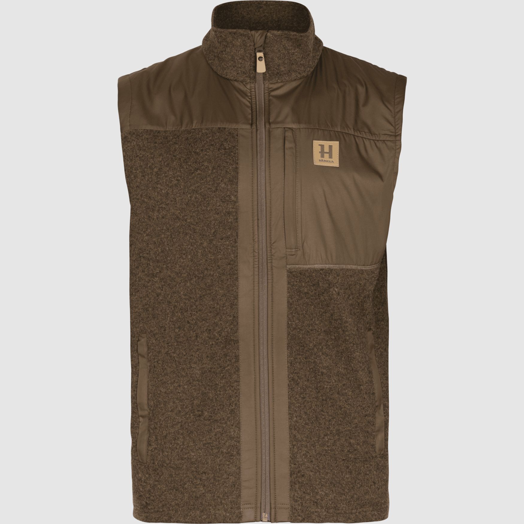 Härkila Kalix Gilet in Fleece Uomo Dark Earth - L