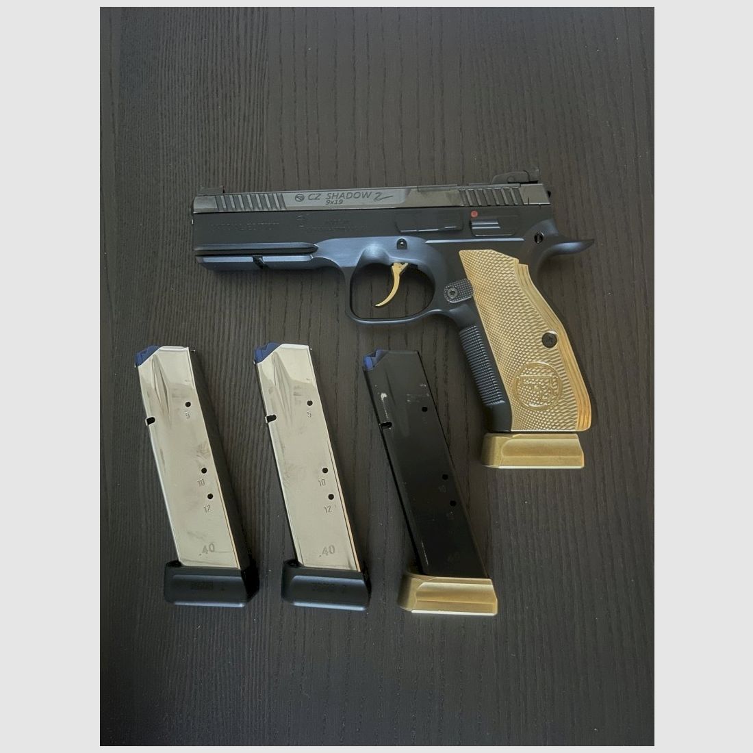 CZ Shadow 2 Gold Digger Special Edition, 9mm Para