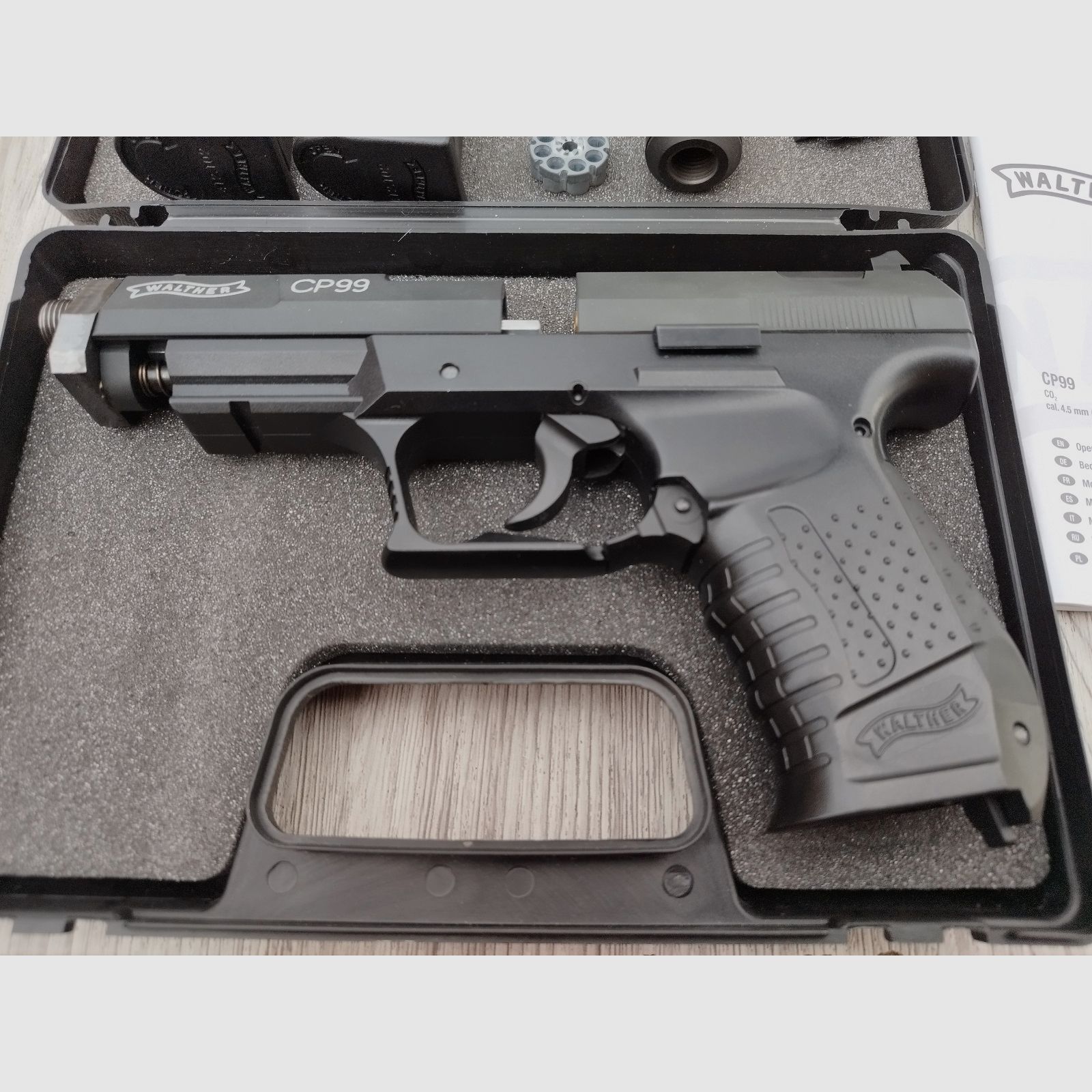 Walther CP99 Diabolo Set + rzadka Nighthawk-Brücke, zdjęcie 10 z 11