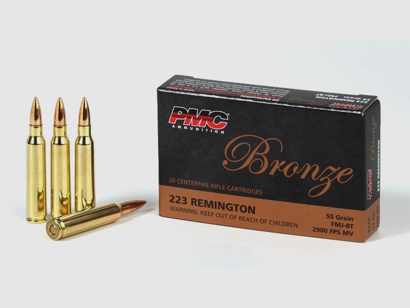 PMC .223 REM 55 GRS FMJ-BT BRONZE LINE