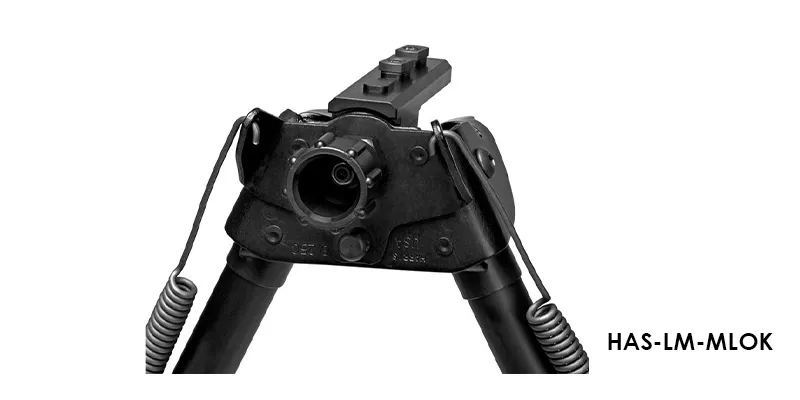 Harris Bipod Zweibeinstütze M-LOK gekerbte Beine 9″-15″, Bild 2 von 2