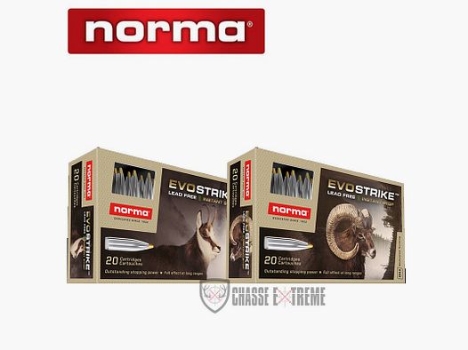 20 Munitions NORMA Ctg cal 7mm Rem Mag 127gr Evostrike