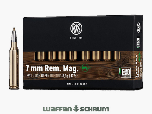 RWS Evo Green 8,2g - 127gr 7mmRemMag