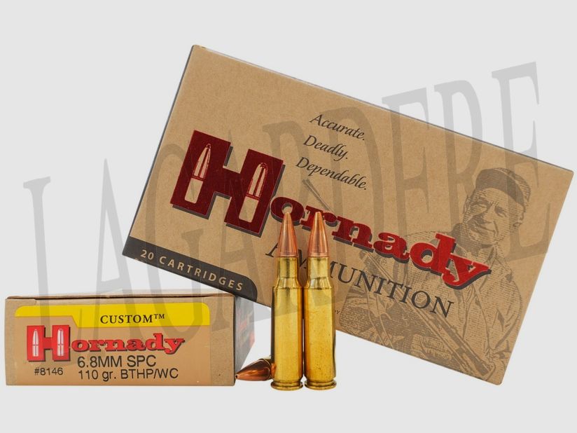 HORNADY BTHP/WC 110 GRS (Patrone mit Geschoss)
